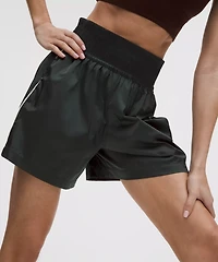 Stretch Satin Nylon Super-High-Rise Short 5"