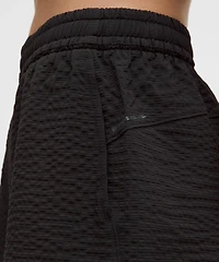 Grid-Texture Relaxed High-Rise Hiking Short 4" | Women's Shorts