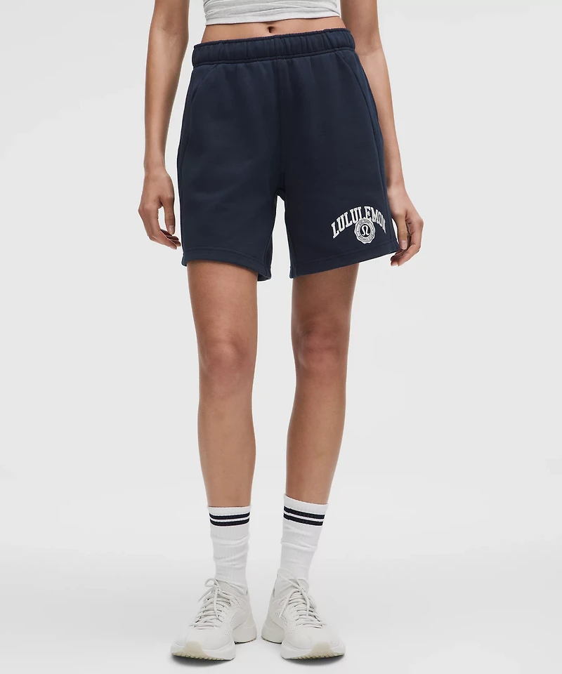 Scuba Mid-Rise Oversized Short 7" *Graphic | Women's Shorts