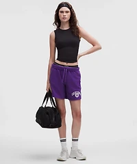 Scuba Mid-Rise Oversized Short 7" *Graphic