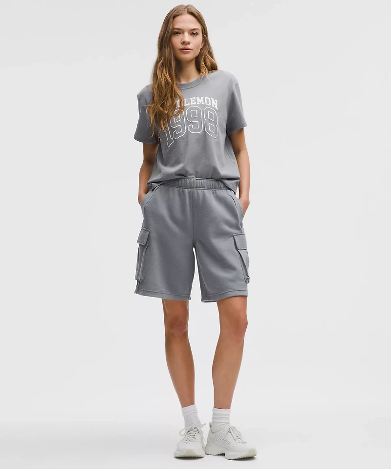 Scuba Mid-Rise Oversized Cargo Short 9" | Women's Shorts