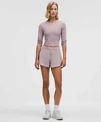 Ruched-Side High-Rise Short 3" | Women's Shorts