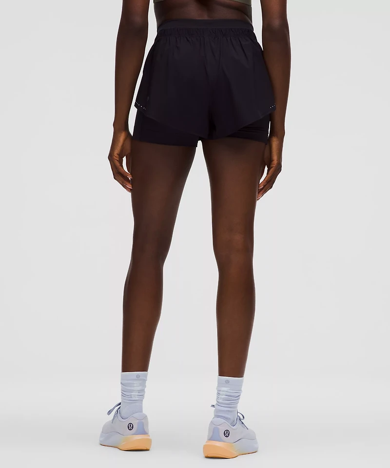 Translucent 2-in-1 High-Rise Short 3" | Women's Shorts