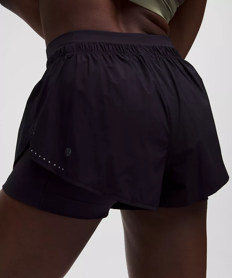 Translucent 2-in-1 High-Rise Short 3" | Women's Shorts