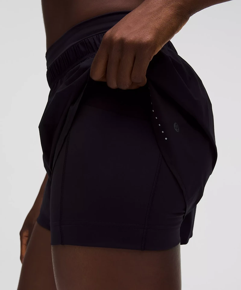 Translucent 2-in-1 High-Rise Short 3" | Women's Shorts