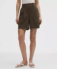 Daydrift Pleated High-Rise Short 7"