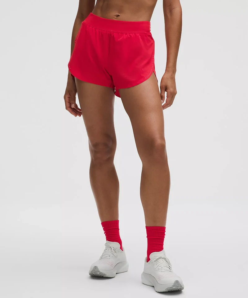 Fast and Free High-Rise Classic-Fit Split Short 3" | Women's Shorts