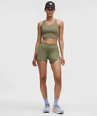 Fast and Free High-Rise Classic-Fit Split Short 3" | Women's Shorts