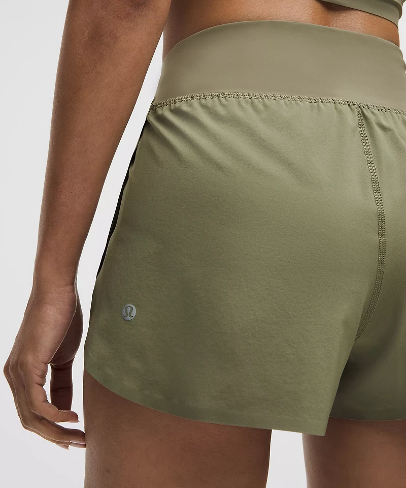 Fast and Free High-Rise Classic-Fit Split Short 3" | Women's Shorts