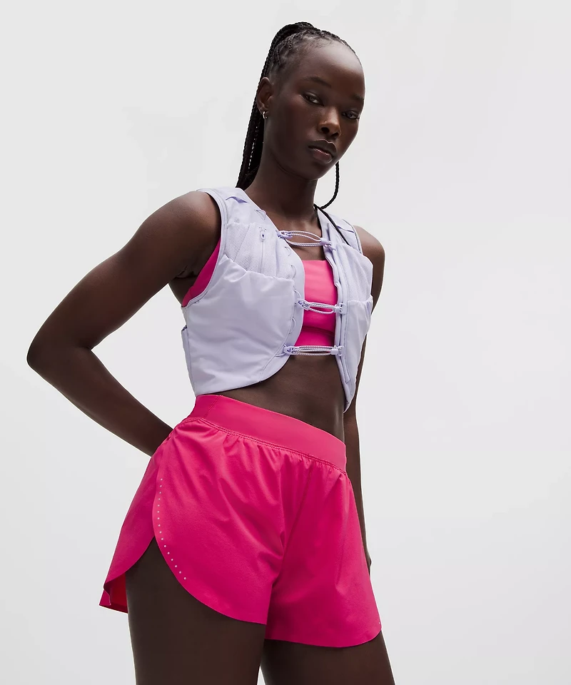Fast and Free High-Rise Classic-Fit Split Short 3" | Women's Shorts