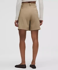 Daydrift Pleated High-Rise Short 7"