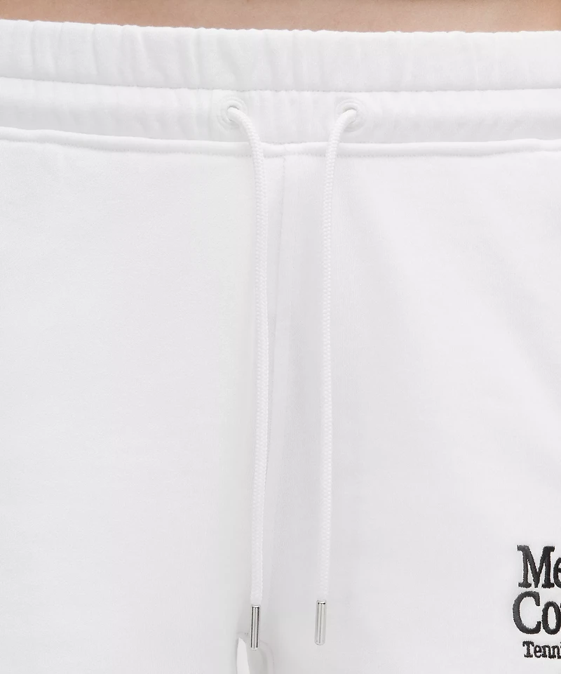 French Terry Mid-Rise Tennis Short *Graphic