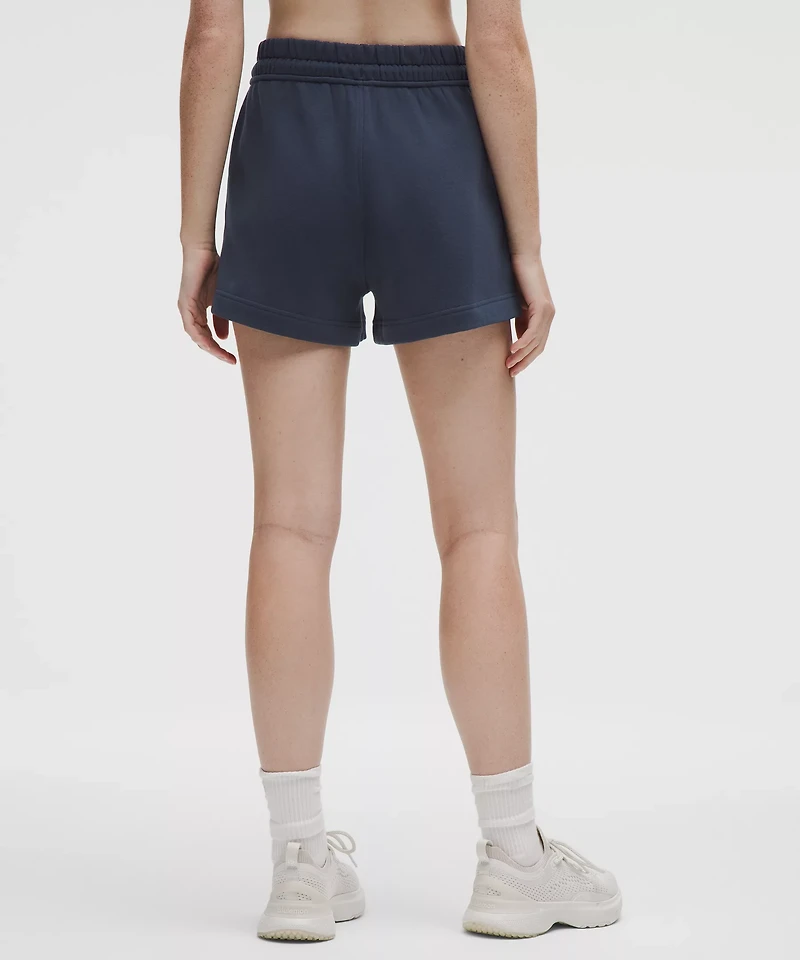 French Terry Mid-Rise Tennis Short *Graphic