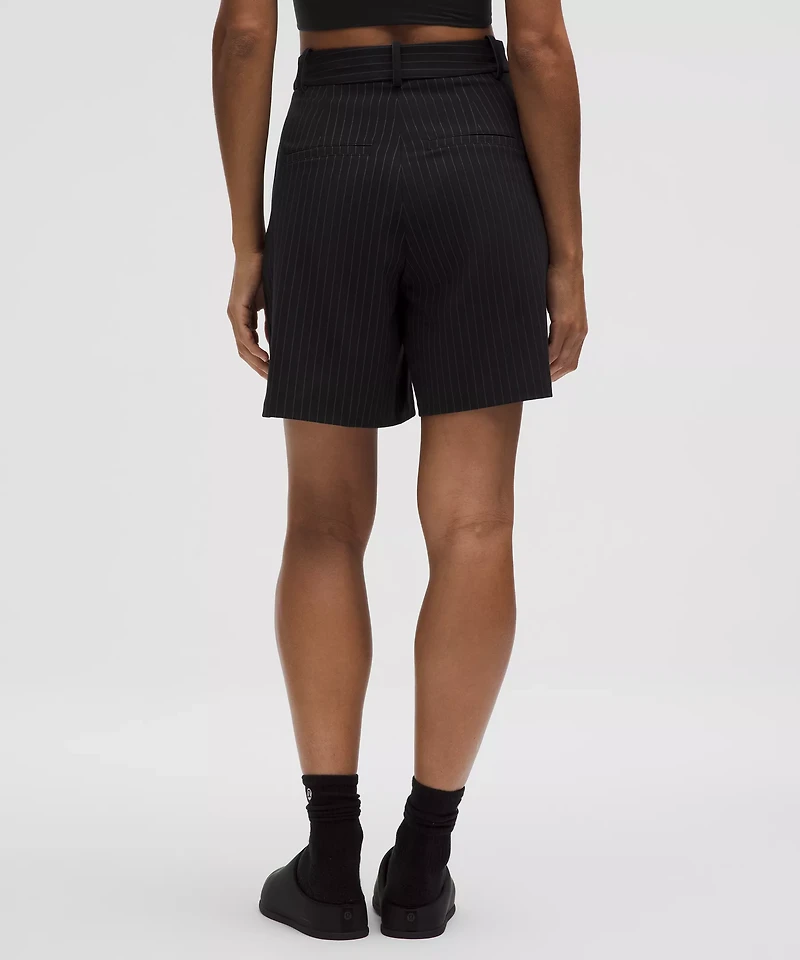 Daydrift Pleated High-Rise Short 7" | Women's Shorts