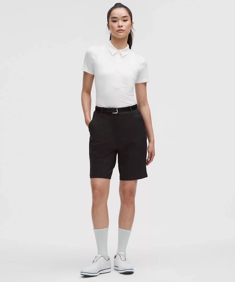 Stretch Twill Bermuda Golf Short 10" | Women's Shorts