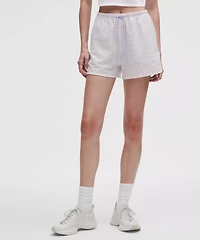 Seersucker Check Mid-Rise Pull-On Short 3" | Women's Shorts
