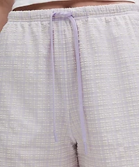 Seersucker Check Mid-Rise Pull-On Short 3" | Women's Shorts