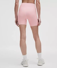 3D Jacquard Diamond Train High-Rise Short 6" | Women's Shorts