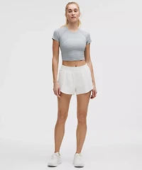 Fast and Free High-Rise Classic-Fit Split Short 3" | Women's Shorts