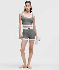 Ribbed Nulu High-Rise Short 3.5" | Women's Shorts