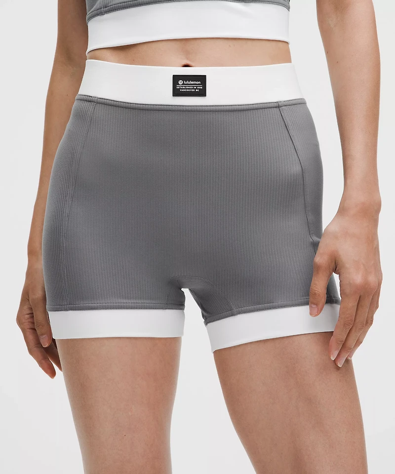 Ribbed Nulu High-Rise Short 3.5" | Women's Shorts