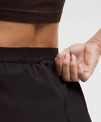 High-Rise Split Short 3" *Stripe