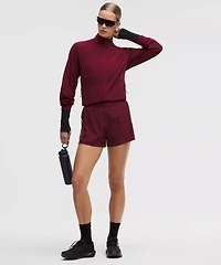 High-Rise Split Short 3" *Stripe