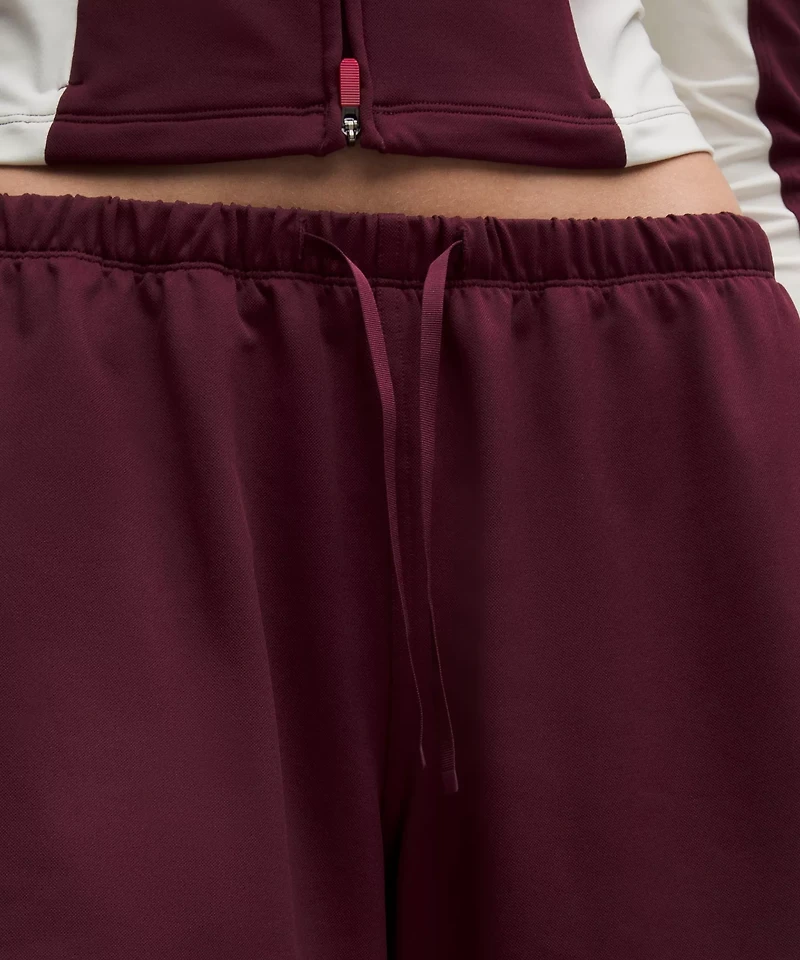 Striped Baggy Low-Rise Track Short 9.5"