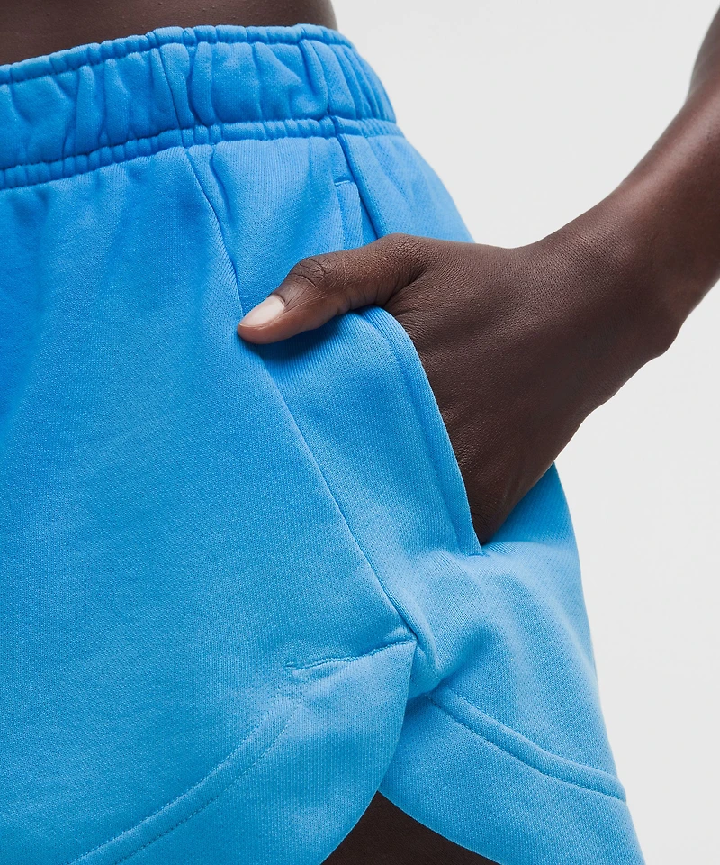 Scuba Oversized Mid-Rise Dolphin-Hem Short 3" *Wash