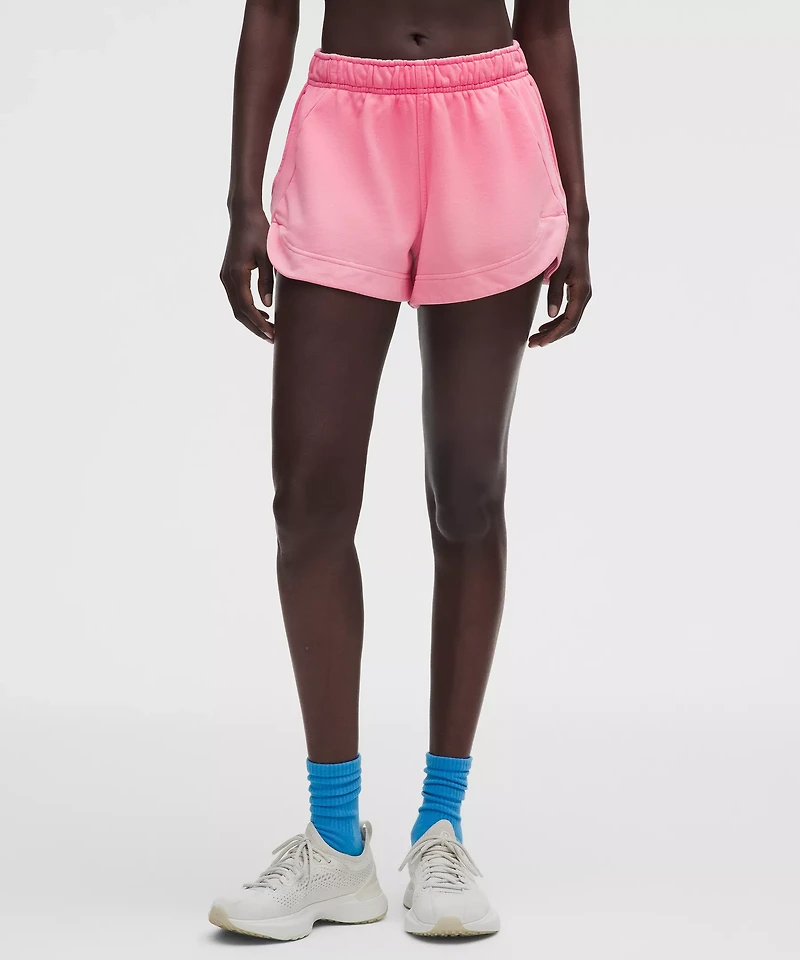 Scuba Oversized Mid-Rise Dolphin-Hem Short 3" *Wash