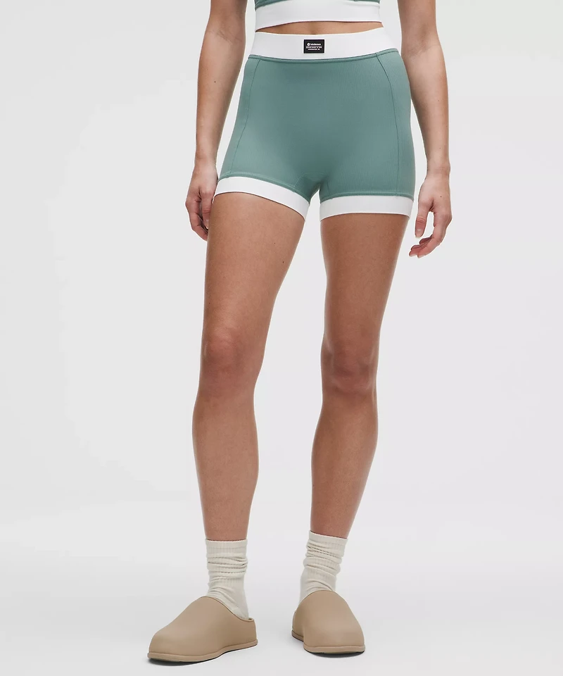 Ribbed Nulu High-Rise Short 3.5" | Women's Shorts
