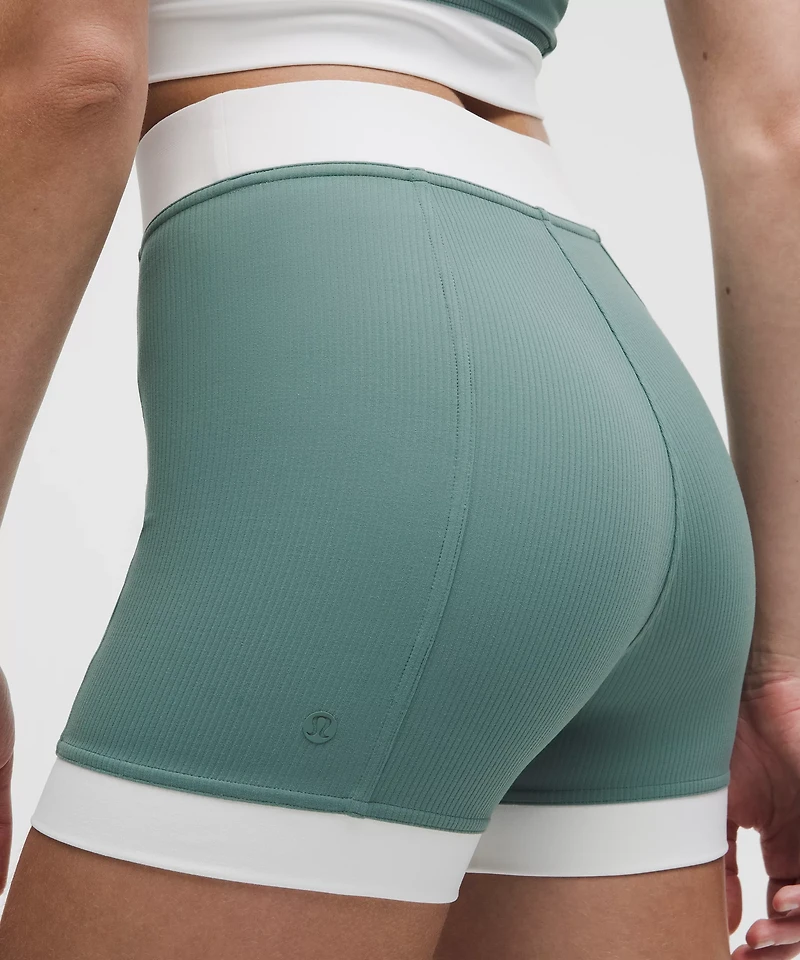 Ribbed Nulu High-Rise Short 3.5" | Women's Shorts