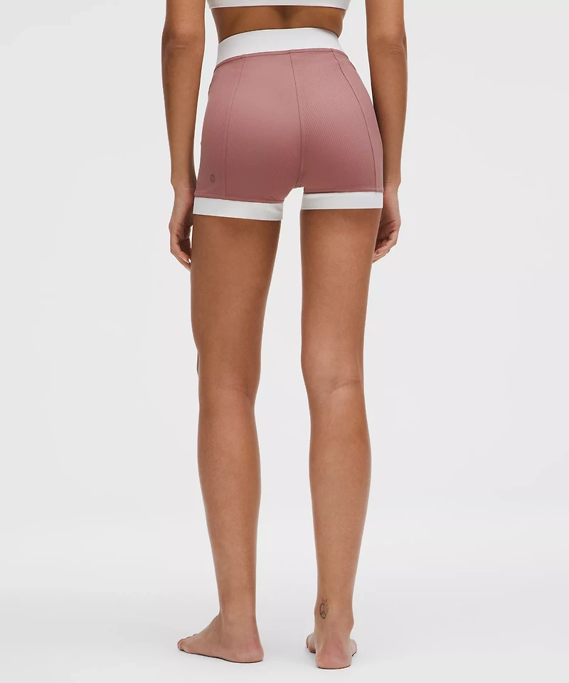 Ribbed Nulu High-Rise Short 3.5" | Women's Shorts