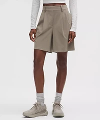 Daydrift Pleated High-Rise Short 7" | Women's Shorts