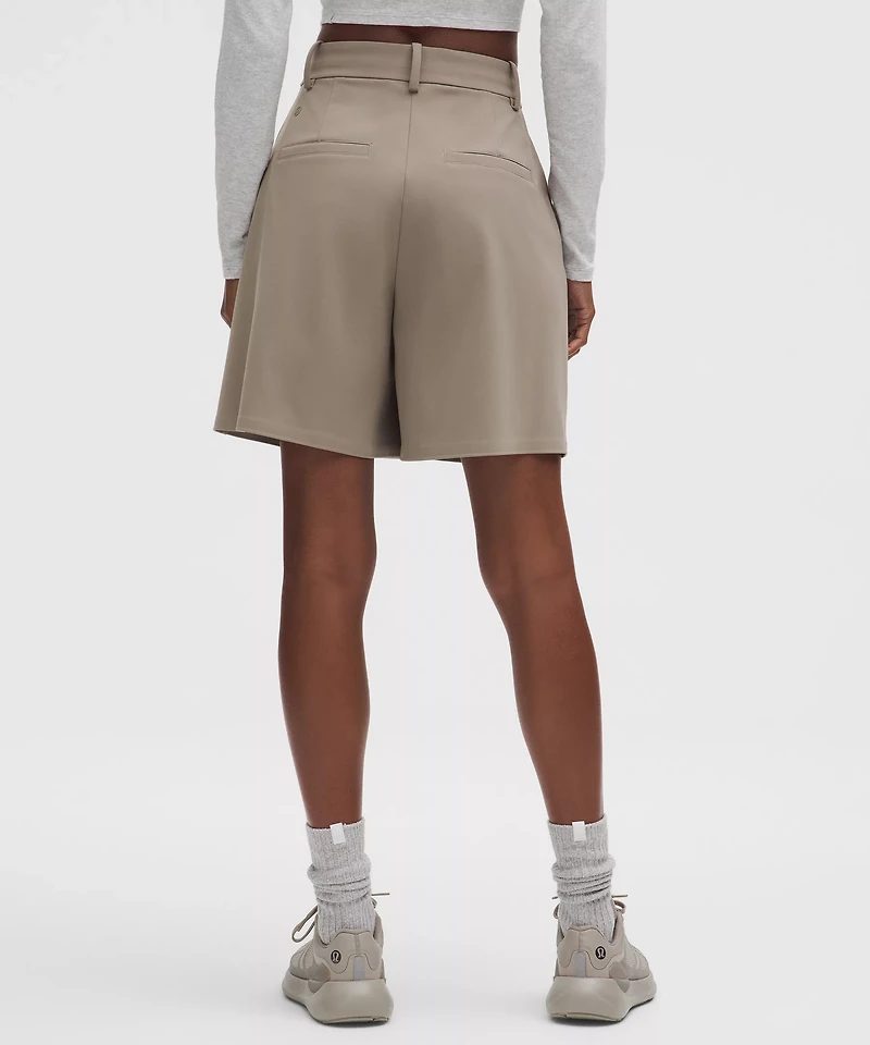 Daydrift Pleated High-Rise Short 7" | Women's Shorts