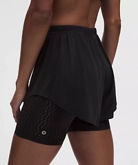 Sleek Perforated 2-in-1 High-Rise Short