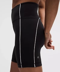 Wunder Train No-Line Piped High-Rise Short 6"