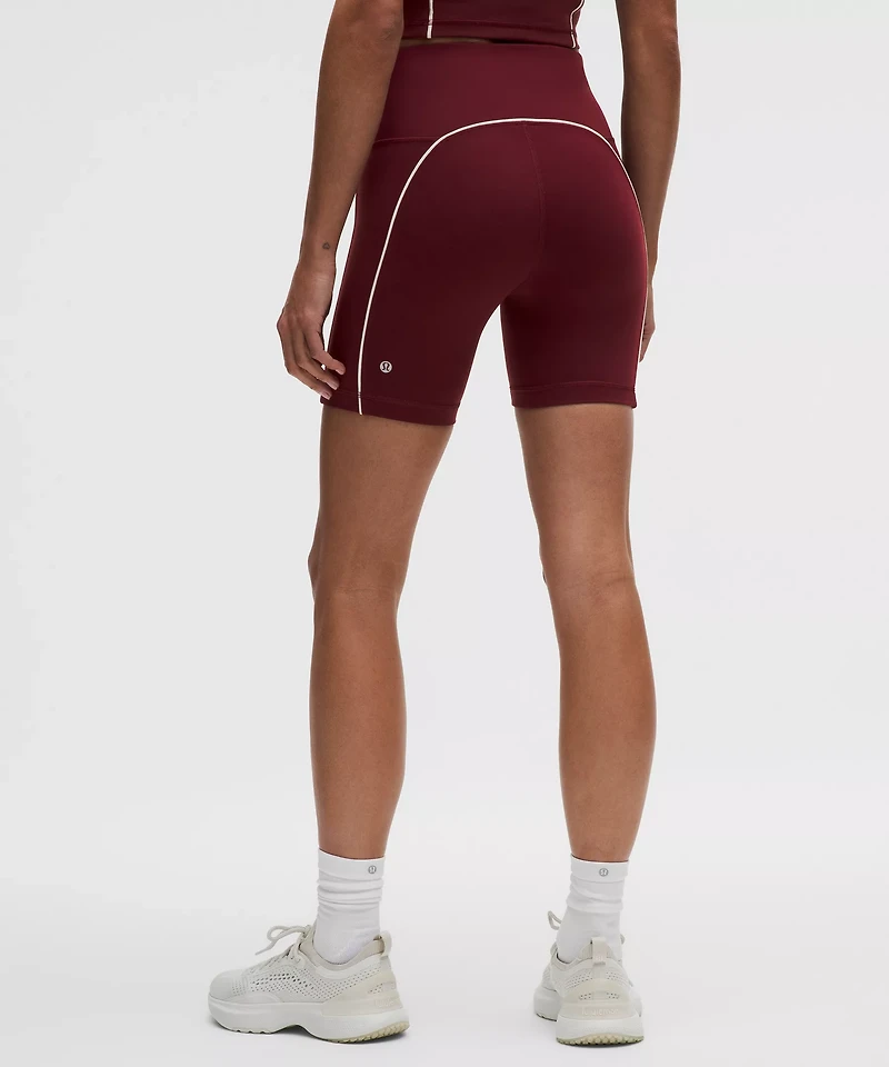 Wunder Train No-Line Piped High-Rise Short 6"