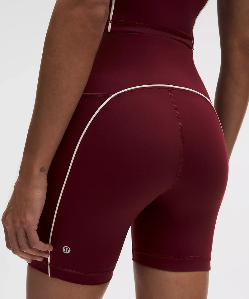 Wunder Train No-Line Piped High-Rise Short 6"