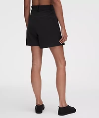 Daydrift Pleated High-Rise Short 5"
