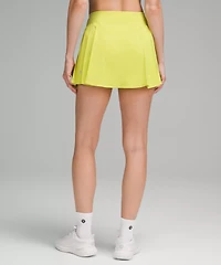 Side-Pleat High-Rise Tennis Skirt