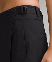 Wrap-Front Mid-Rise Golf Skirt | Women's Skirts