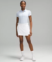 Wrap-Front Mid-Rise Golf Skirt | Women's Skirts