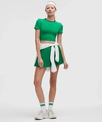 Varsity High-Rise Pleated Tennis Skirt | Women's Skirts