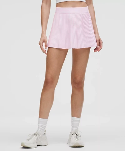 Varsity High-Rise Pleated Tennis Skirt | Women's Skirts