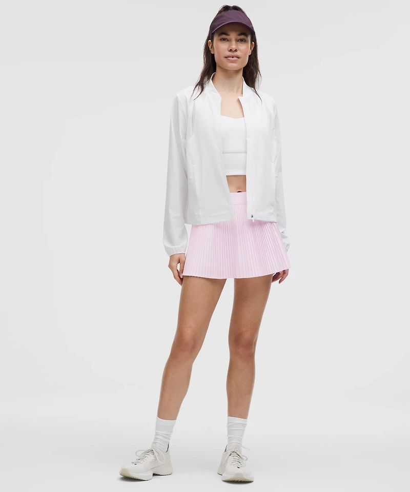 Varsity High-Rise Pleated Tennis Skirt | Women's Skirts