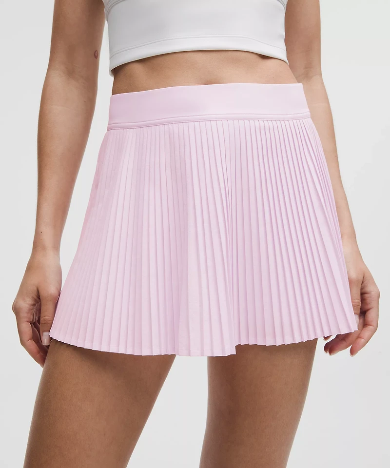 Varsity High-Rise Pleated Tennis Skirt | Women's Skirts