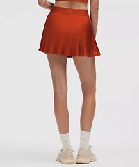 Varsity High-Rise Pleated Tennis Skirt | Women's Skirts