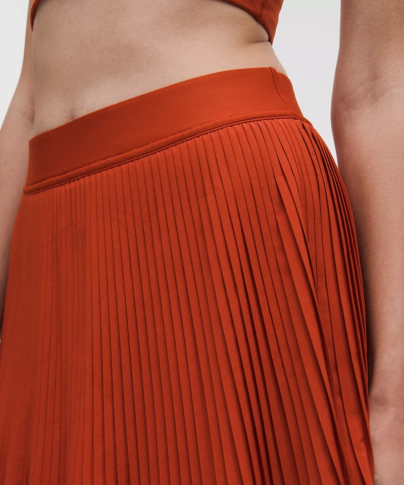 Varsity High-Rise Pleated Tennis Skirt | Women's Skirts