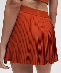 Varsity High-Rise Pleated Tennis Skirt | Women's Skirts